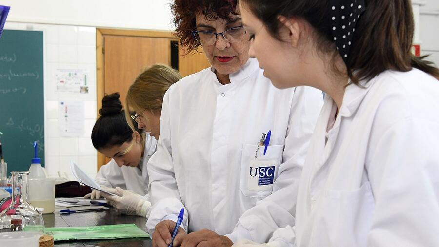 Desenvolvemento dunha clase na USC. Foto: Santi Alvite Desenvolvemento dunha clase na USC. Foto: Santi Alvite
