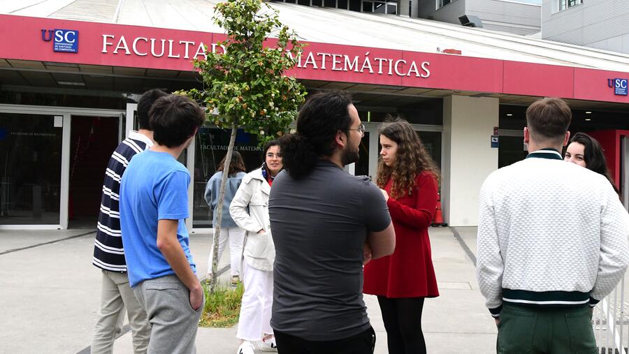 O foro desenvólvese en Matemáticas. FOTO: Santi Alvite O foro desenvólvese en Matemáticas. FOTO: Santi Alvite
