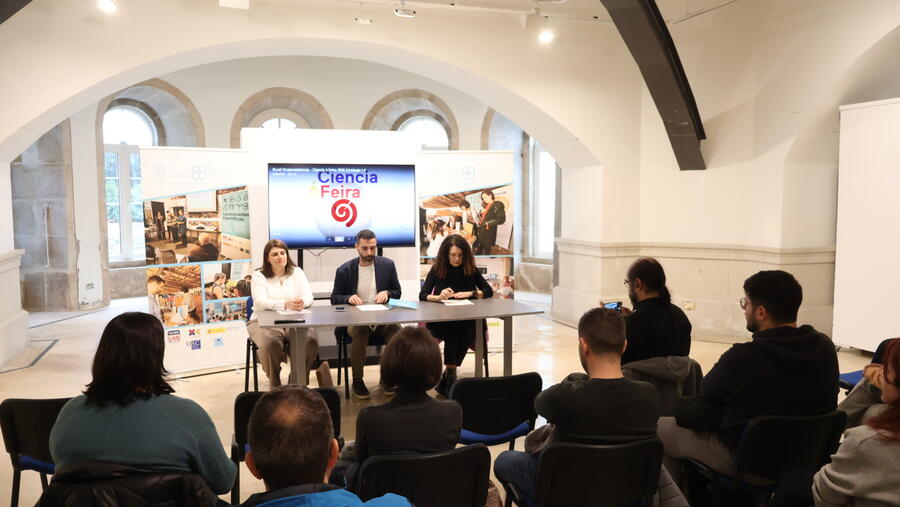 Acto de presentación de Ciencia á Feira. FOTO: Deputación de Lugo