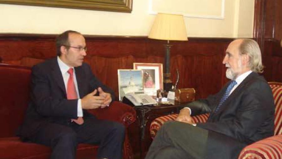 O reitor da USC e o alcalde de Ferrol Vicente Irisarri O reitor da USC e o alcalde de Ferrol Vicente Irisarri