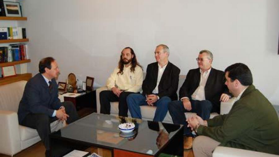 O vicerreitor de Coordinación do Campus de Lugo, Carlos Herrero recibíu á delegación da Universidade UNIVATES O vicerreitor de Coordinación do Campus de Lugo, Carlos Herrero recibíu á delegación da Universidade UNIVATES