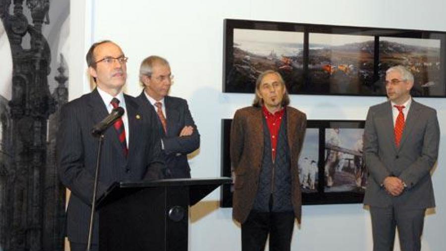 De esquerda a dereita, Senén Barro, Emilio Pérez Touriño, Manuel Vilariño e Elias J. Torres De esquerda a dereita, Senén Barro, Emilio Pérez Touriño, Manuel Vilariño e Elias J. Torres