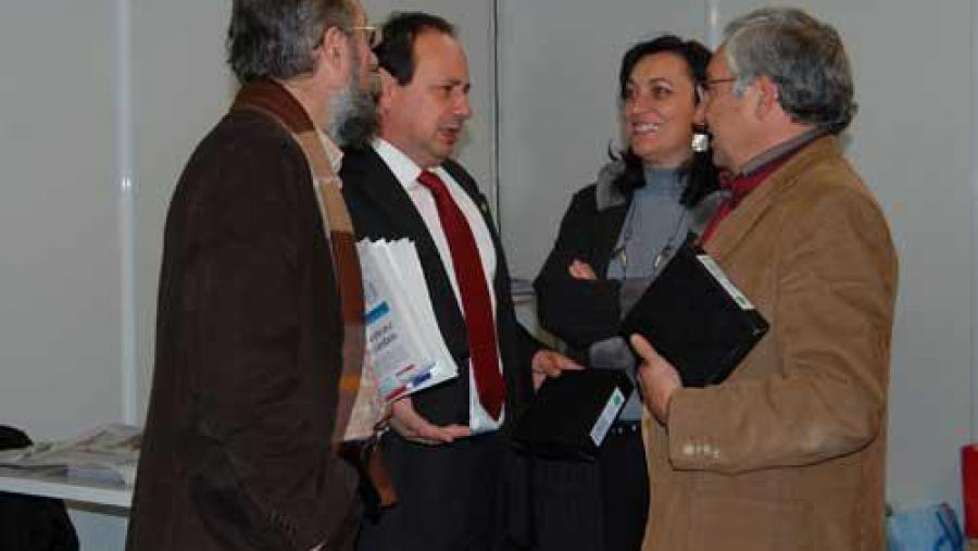 O vicerreitor de Coordinación do Campus de Lugo no Foro de Emprego en Administración de Empresas (Lugo) acompañado do decano da Facultade O vicerreitor de Coordinación do Campus de Lugo no Foro de Emprego en Administración de Empresas (Lugo) acompañado do decano da Facultade