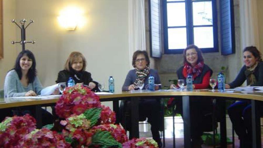 Blanca Ana Roig Rechou, no centro, presidiu o xurado do concurso Blanca Ana Roig Rechou, no centro, presidiu o xurado do concurso