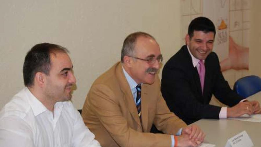De esquerda a dereita, Alfonso Pérez, Juan Méndez e Enrique Pena De esquerda a dereita, Alfonso Pérez, Juan Méndez e Enrique Pena