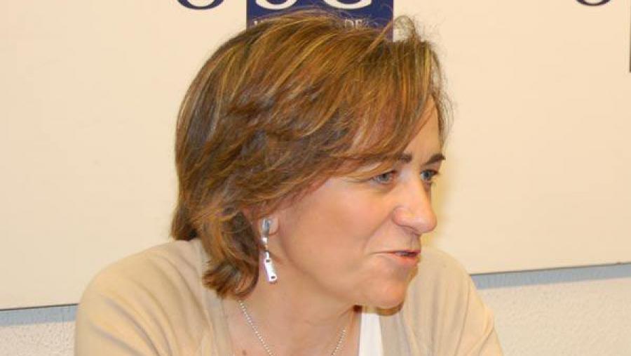 María José Alonso nun encontro recente cos medios de comunicación María José Alonso nun encontro recente cos medios de comunicación