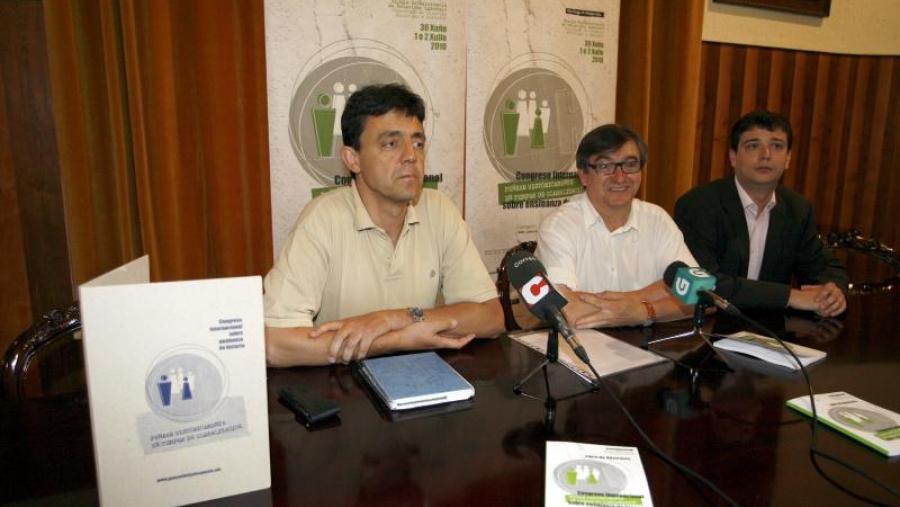 De dereita a esquerda, Luis Velasco, Ramón López Facal e Victor Santidrián De dereita a esquerda, Luis Velasco, Ramón López Facal e Victor Santidrián