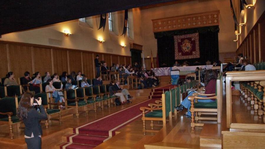 O Salón Nobre do Colexio de Fonseca foi o escenario onde se celebrou a xornada de presentación. Foto Alfonso O Salón Nobre do Colexio de Fonseca foi o escenario onde se celebrou a xornada de presentación. Foto Alfonso