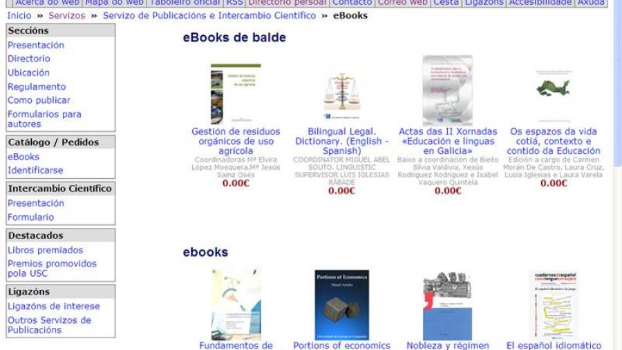 O Servizo de Publicacións da USC incrementa a edición de libros en acceso aberto O Servizo de Publicacións da USC incrementa a edición de libros en acceso aberto