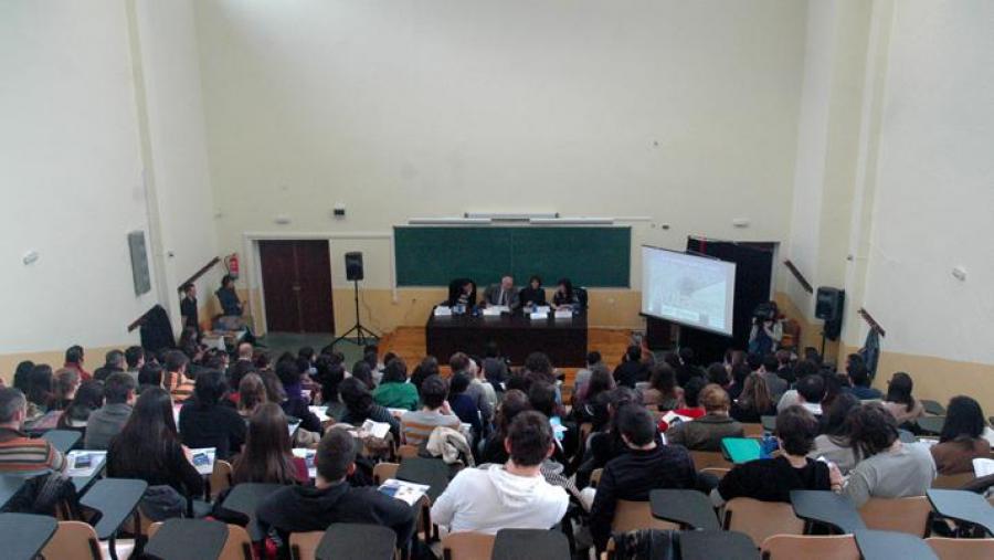 A presentación celebrouse na Aula B de Ciencias Económicas e Empresariais A presentación celebrouse na Aula B de Ciencias Económicas e Empresariais