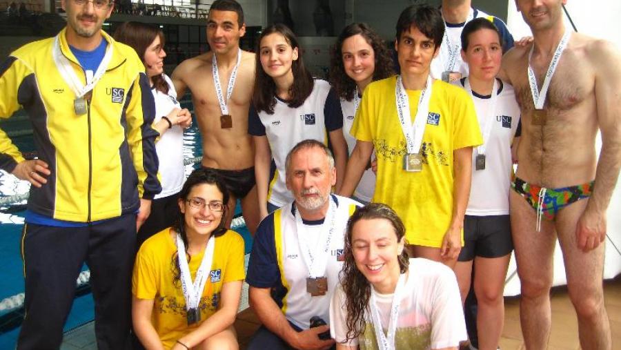 Éxitos individuais e do equipo feminino de natación no campionato galego de categoría máster Éxitos individuais e do equipo feminino de natación no campionato galego de categoría máster