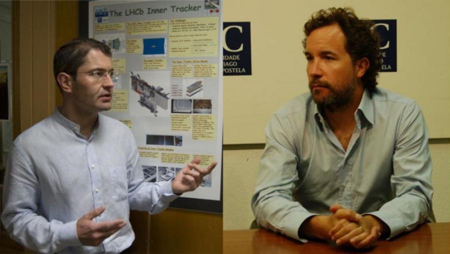 De esquerda a dereita, Abraham Gallas e Carlos Salgado De esquerda a dereita, Abraham Gallas e Carlos Salgado
