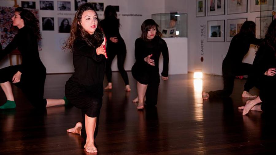 Imaxe dunha das representacións de , da Compañía de Danza da USC en Lugo Imaxe dunha das representacións de , da Compañía de Danza da USC en Lugo