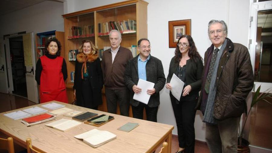 A presentación do fondo bibliográfico de Vidal Abascal tivo lugar na biblioteca do centro (Foto: SERVIMAV) A presentación do fondo bibliográfico de Vidal Abascal tivo lugar na biblioteca do centro (Foto: SERVIMAV)