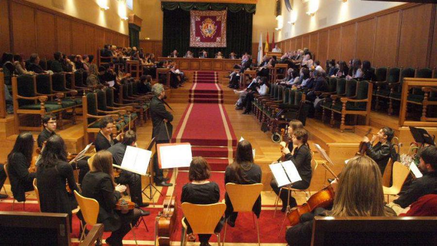 O Espazo de Cámara da USC tamén foi protagonista do acto. Foto: Alfonso-Servimav O Espazo de Cámara da USC tamén foi protagonista do acto. Foto: Alfonso-Servimav