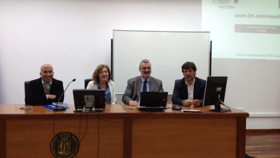 De esquerda a dereita, Luis Enrique Nores, Mª Teresa Conde, Jose Mª Goerlich e Javier Ferreira De esquerda a dereita, Luis Enrique Nores, Mª Teresa Conde, Jose Mª Goerlich e Javier Ferreira