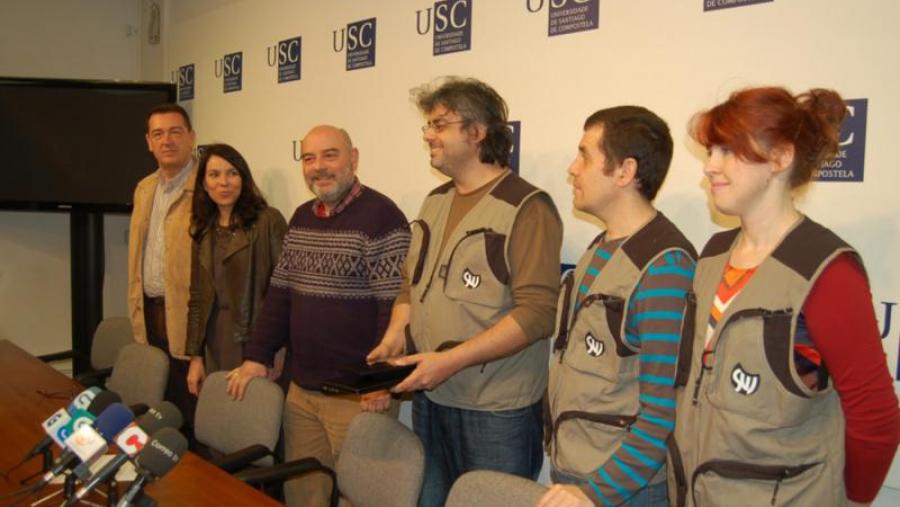 De esquerda a dereita, Fernando Tabernero, Mercedes Rosón, Pablo Sampedro, Iñaki Quenerapú, Jorge Del Oro e Fátima García De esquerda a dereita, Fernando Tabernero, Mercedes Rosón, Pablo Sampedro, Iñaki Quenerapú, Jorge Del Oro e Fátima García