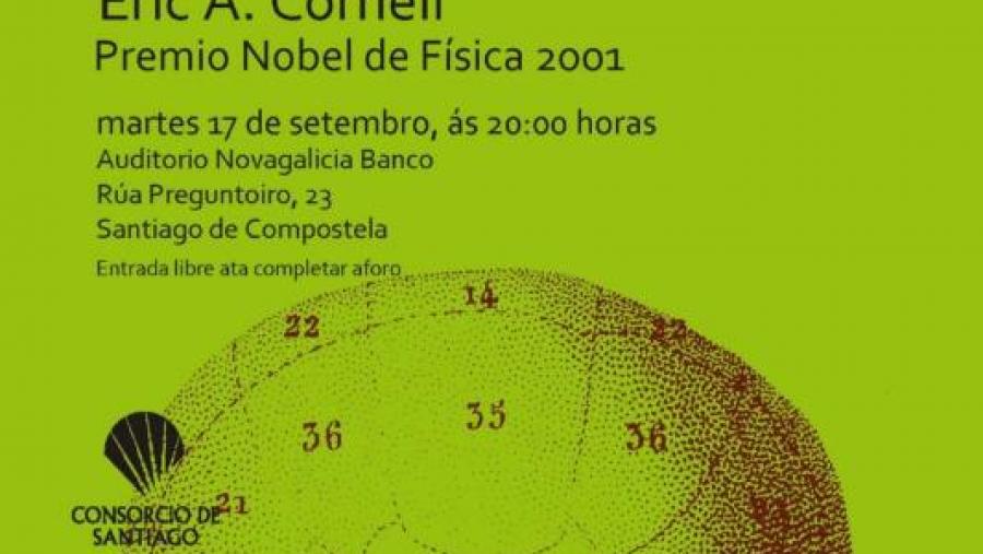 Eric Cornell, Nobel de Física en 2001, visita a USC convidado polo programa ConCiencia Eric Cornell, Nobel de Física en 2001, visita a USC convidado polo programa ConCiencia