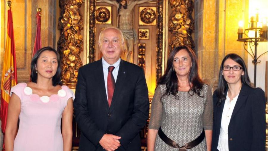 De esquerda a dereita, Josefina Ling, Juan Casares, Victoria Otero e Rosa Crujeiras (Foto: Santi Alvite) De esquerda a dereita, Josefina Ling, Juan Casares, Victoria Otero e Rosa Crujeiras (Foto: Santi Alvite)