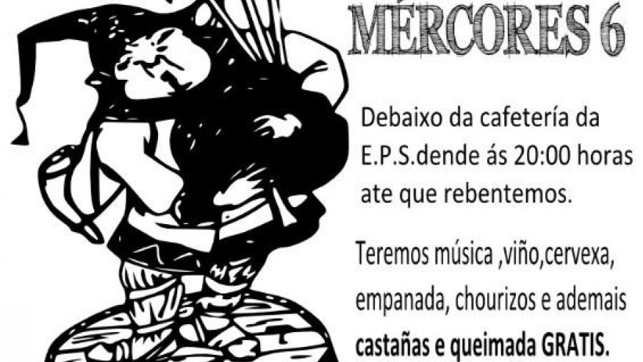 Cartaz anunciador do magosto universitario Cartaz anunciador do magosto universitario