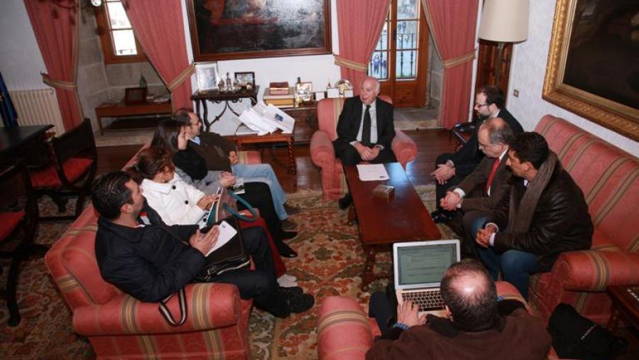 Recepción ofrecida polo reitor da USC á delegación da Coporación Investigación Agraria de Colombia Recepción ofrecida polo reitor da USC á delegación da Coporación Investigación Agraria de Colombia