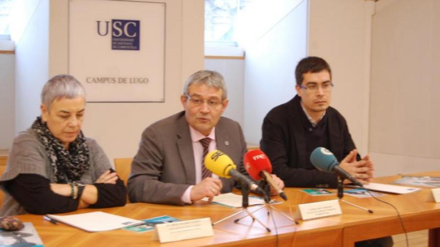 Basadre, García Herradón e Outeiro, na presentación da programación do Lugo Cultural 2014 Basadre, García Herradón e Outeiro, na presentación da programación do Lugo Cultural 2014
