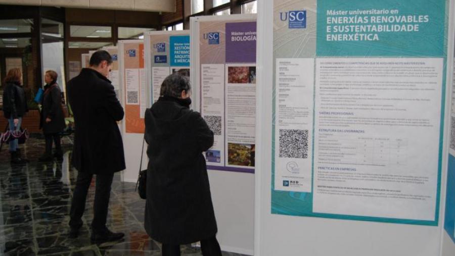 Paneis informativos dos másteres ofertados pola USC para o vindeiro curso, na Facultade de Veterinaria Paneis informativos dos másteres ofertados pola USC para o vindeiro curso, na Facultade de Veterinaria