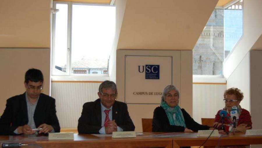 Mario Outeiro, Pedro García Herradón, Carmen Basadre e Inmaculada Cárdenas, na presentación de 'Sons Creativos' Mario Outeiro, Pedro García Herradón, Carmen Basadre e Inmaculada Cárdenas, na presentación de 'Sons Creativos'