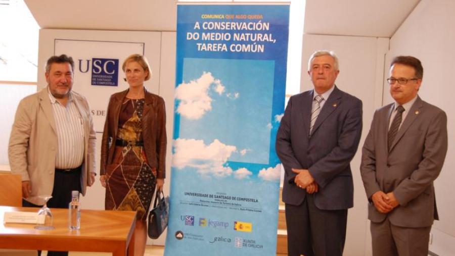 Celeiro, Castro, Viaño e Bueno, na presentación das xornadas na Vicerreitoría de Coordinación de Lugo Celeiro, Castro, Viaño e Bueno, na presentación das xornadas na Vicerreitoría de Coordinación de Lugo