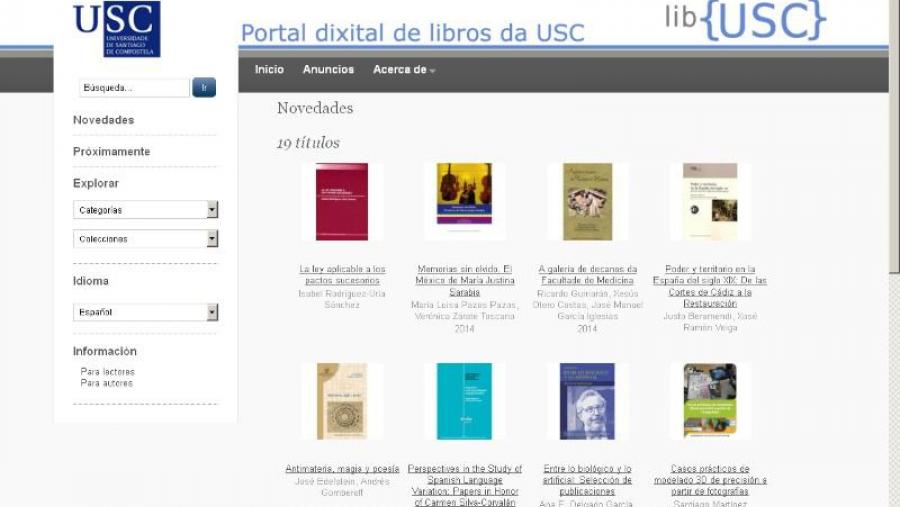 Expertos de humanidades e ciencias sociais posicionan a editorial universitaria da USC en lugar destacado Expertos de humanidades e ciencias sociais posicionan a editorial universitaria da USC en lugar destacado