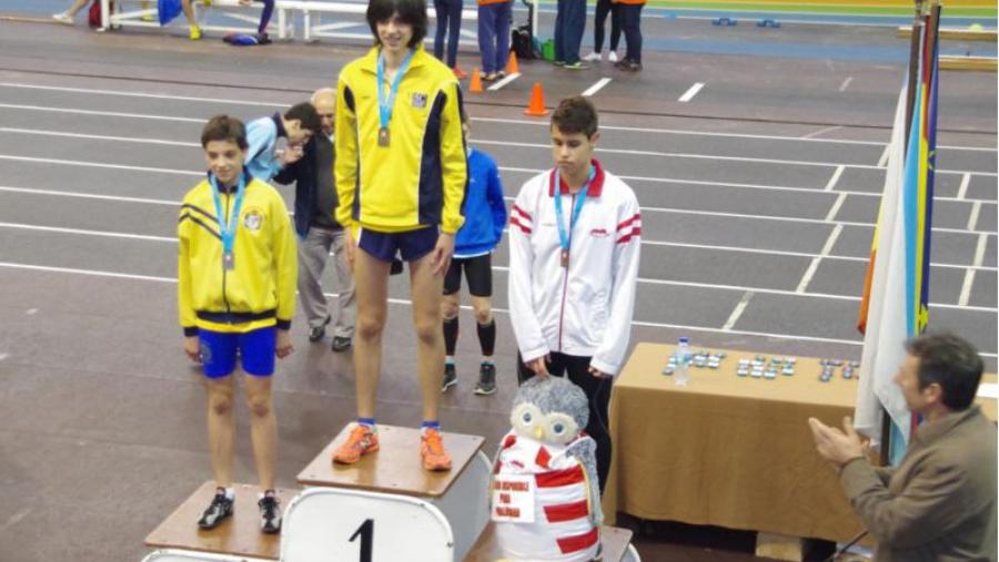 Pablo Rodríguez proclamouse campión de 50 metros valados Pablo Rodríguez proclamouse campión de 50 metros valados