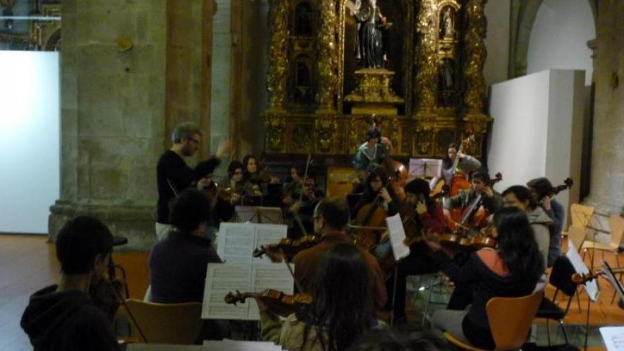 Orquestra do Espazo de Cámara da USC, nunha actuación Orquestra do Espazo de Cámara da USC, nunha actuación