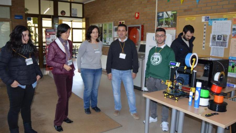 Organizadores do '3DPrinting Day', na Escola Politécnica Superior de Lugo Organizadores do '3DPrinting Day', na Escola Politécnica Superior de Lugo