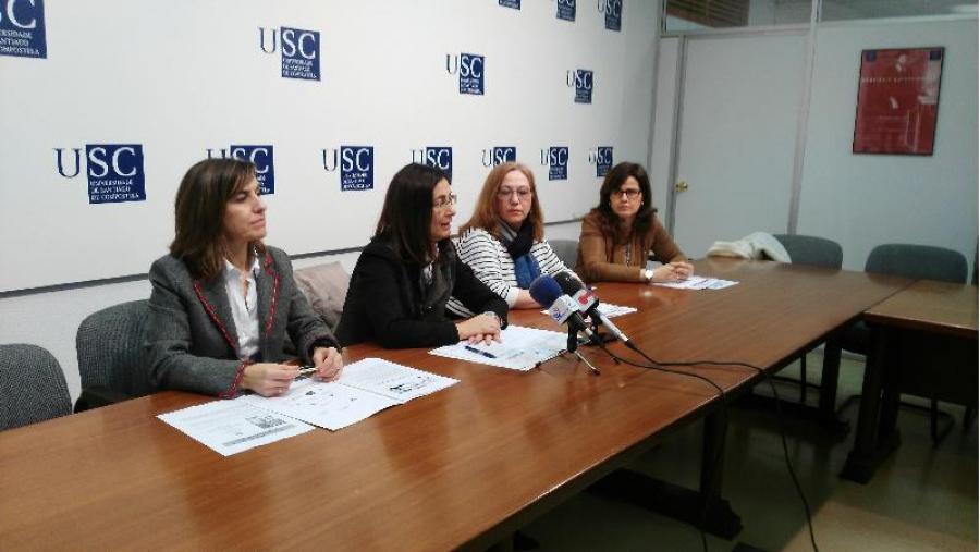 De esquerda a dereita, Emilia Vázquez, Dolores Álvarez, Carmen Pereiras Pérez e Loreto Fernández De esquerda a dereita, Emilia Vázquez, Dolores Álvarez, Carmen Pereiras Pérez e Loreto Fernández