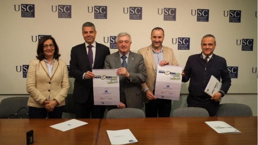 O proxecto Mentoring Inclusivo la Caixa achega futuros titulados da USC a cadros directivos de empresas O proxecto Mentoring Inclusivo la Caixa achega futuros titulados da USC a cadros directivos de empresas