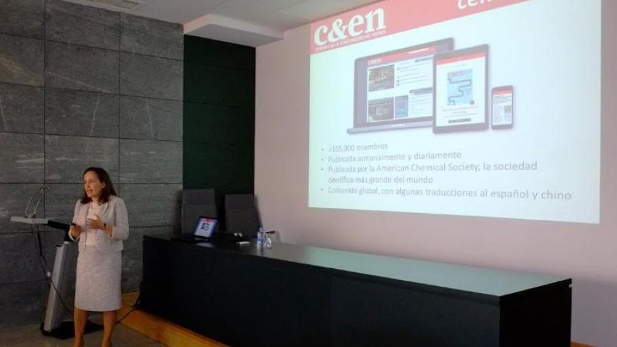 A editora en xefe da revista Chemical and Engineering News falou na USC sobre comunicación científica A editora en xefe da revista Chemical and Engineering News falou na USC sobre comunicación científica