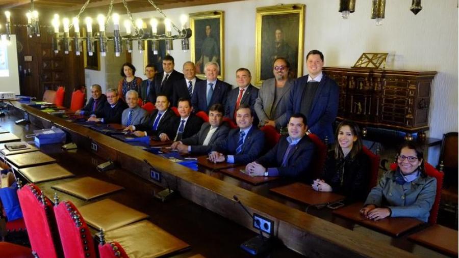 A USC recibiu unha comitiva luso-brasileira de responsables de ensino superior A USC recibiu unha comitiva luso-brasileira de responsables de ensino superior