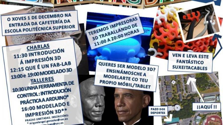 Cartaz do 3DPrinting Day Cartaz do 3DPrinting Day