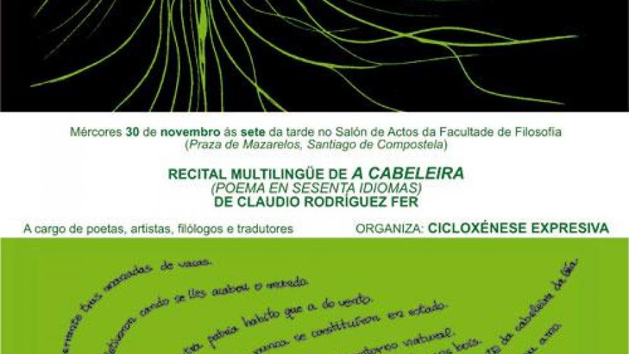 Festival multilingüe en Filosofía con A cabeleira (Poema en 60 idiomas) Festival multilingüe en Filosofía con A cabeleira (Poema en 60 idiomas)