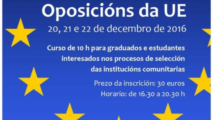 O CEDE organiza un curso práctico de preparación para os procesos de selección da UE O CEDE organiza un curso práctico de preparación para os procesos de selección da UE