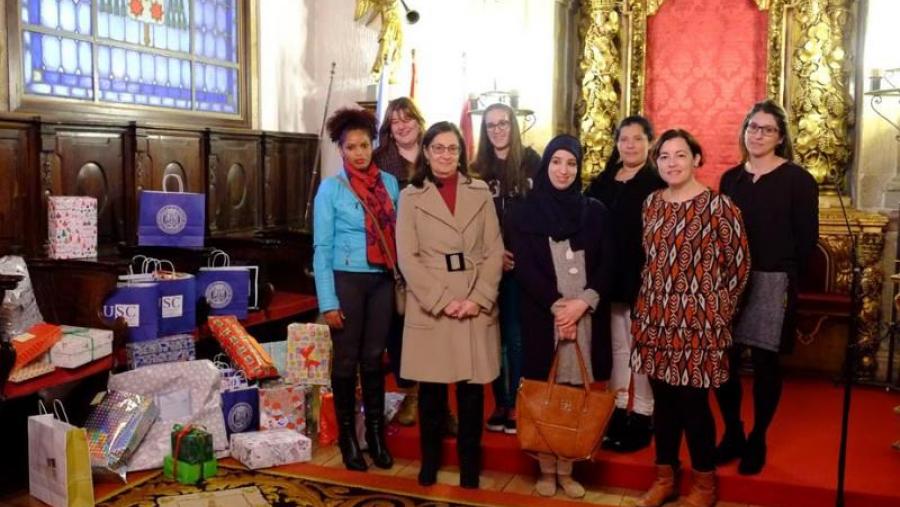 Rematou na USC a campaña Nais con Ilusión con máis de cincuenta madriñas e padriños Rematou na USC a campaña Nais con Ilusión con máis de cincuenta madriñas e padriños
