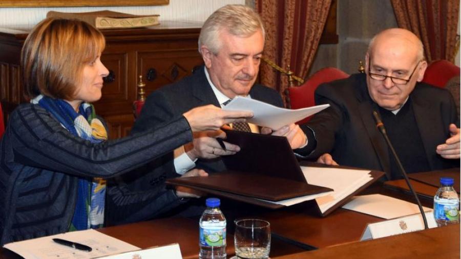 Nava Castro, Juan Viaño Rey e Segundo Pérez Nava Castro, Juan Viaño Rey e Segundo Pérez