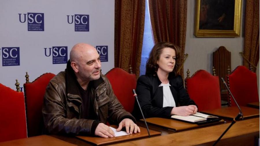 Pablo Sampedro e Elina Viksne presentaron os detalles do ciclo (Foto: SERVIMAV-USC) Pablo Sampedro e Elina Viksne presentaron os detalles do ciclo (Foto: SERVIMAV-USC)