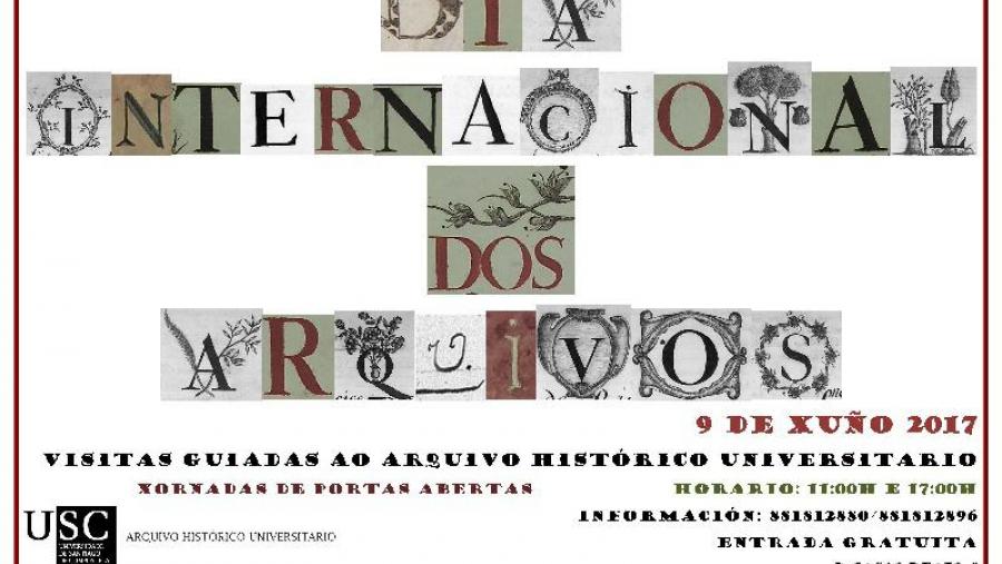 Visitas guiadas ao Arquivo Histórico Universitario na xornada de portas abertas do 9 de xuño Visitas guiadas ao Arquivo Histórico Universitario na xornada de portas abertas do 9 de xuño