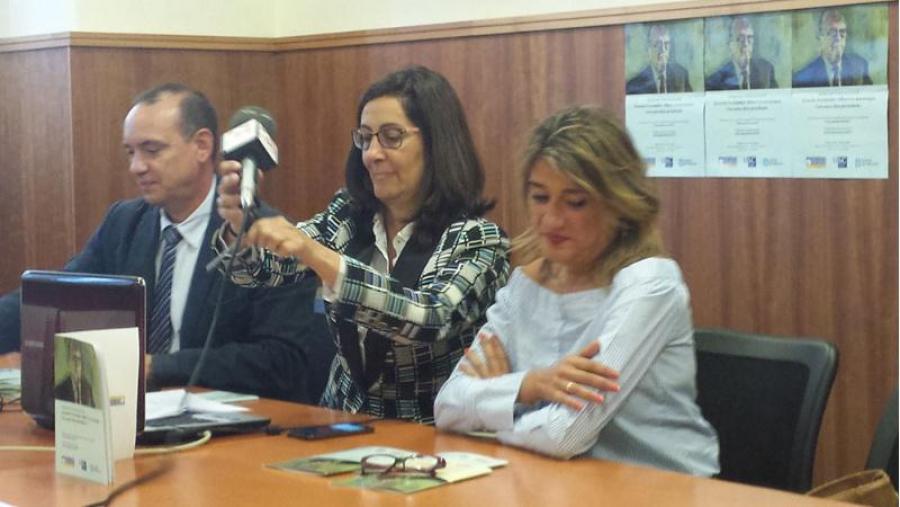 Na presentación participaron, de esquerda a dereita, Marcelino Agís, Dolores Álvarez e Maite Cancelo Na presentación participaron, de esquerda a dereita, Marcelino Agís, Dolores Álvarez e Maite Cancelo