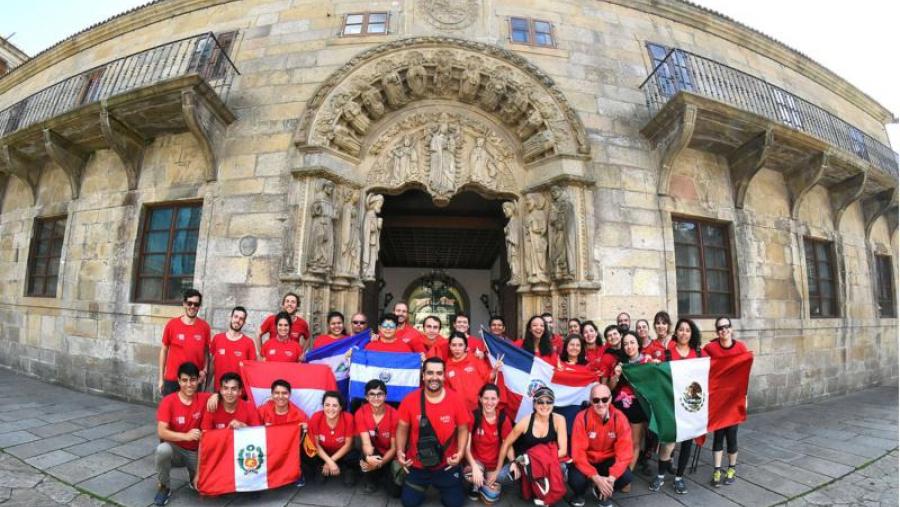 Chegada a Santiago de Compostela (Foto: Santi Alvite) Chegada a Santiago de Compostela (Foto: Santi Alvite)