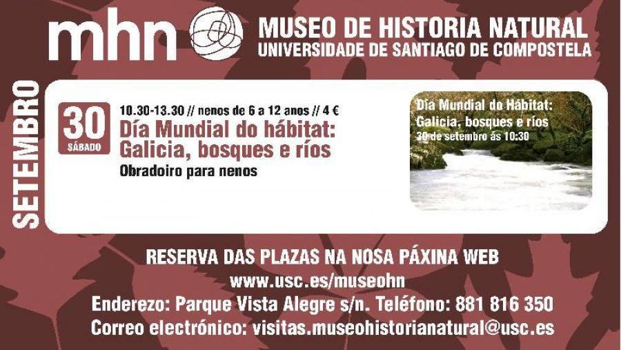 O Museo de Historia Natural da USC celebra o Día Mundial do Hábitat O Museo de Historia Natural da USC celebra o Día Mundial do Hábitat