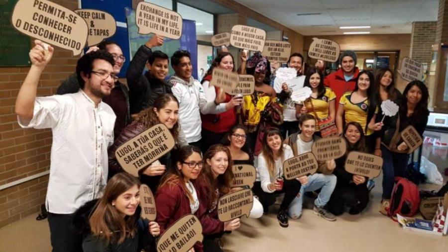 Estudantes internacionais na Facultade de Administración e Dirección de Empresas de Lugo Estudantes internacionais na Facultade de Administración e Dirección de Empresas de Lugo