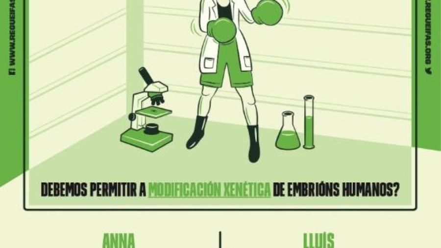 Última Regueifa de Ciencia do ano cun debate sobre a edición xenética en humanos
