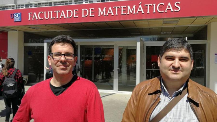 De esquerda a dereita, Manuel Oviedo e Manuel Febrero, do grupo MODESTYA da USC De esquerda a dereita, Manuel Oviedo e Manuel Febrero, do grupo MODESTYA da USC